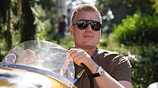 Europoslanec Filip Turek na závod Barum Czech Rally ve Zlín. (15. srpna 2025)