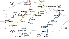 �est Svatojakubských cest, které prochází na�í republikou.