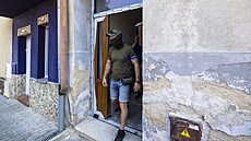 Zásah policist� v dom� Tomá�e Ji�ikovského v B�eclavi. (15. srpna 2025)