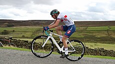 Lizzy Banksová absolvuje silni�ní závod na sv�tovém �ampionátu v Yorkshiru 2019.