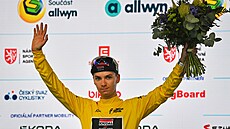 Junior Lecerf ve lutém dresu na Czech Tour.