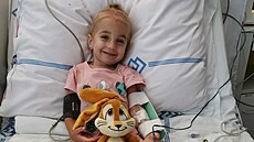 Malá Amálka bojuje s nemocí k�ehkých kostí osteogenesis imperfecta.