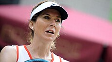 Bývalá tenistka Monika Sele�ová na exhibici v roce 2011.