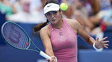 Emma Raducanuová na turnaji v Cincinnati.