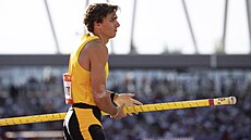 Armand Duplantis na mítinku Continental Tour - Gold v Budapeti.