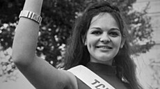 Alzbeta �trkulová, Dívka roku 1967, reprezentovala �eskoslovensko na sout�i o...