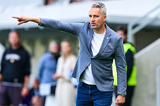 Trenér Tomá Janotka z Olomouce.