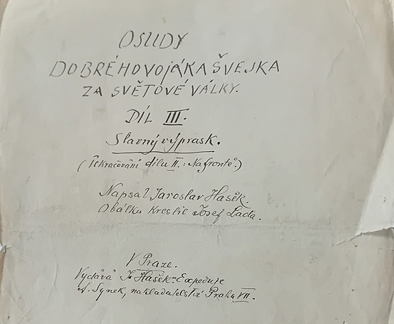 V archivu Památníku národního písemnictví (PNP) objevili literární vdci vtí...