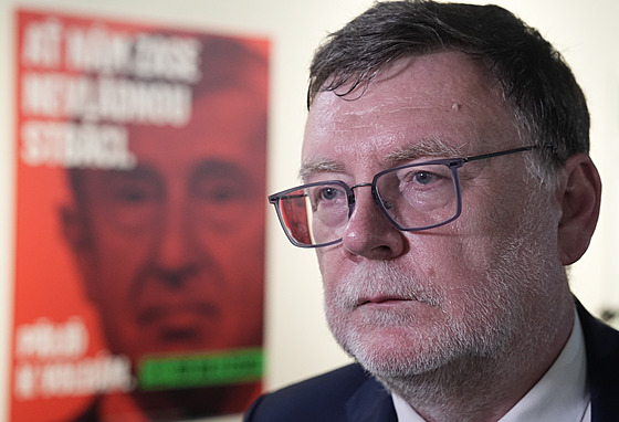 Ministr finanncí Zbynk Stanjura po pedstavení programu koalice SPOLU (20....