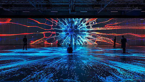 Ukázka umní z galerie Signal Space od studia Nohlab