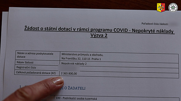 Podvod s covidovými dotacemi. Firmy hlásily obří ztráty, stát přišel o 27 milionů