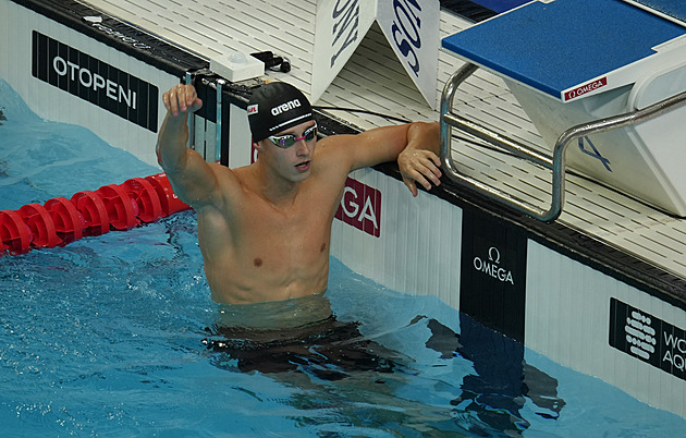 Foltýn překonal český rekord na 50 m kraul, zabojuje ve finále juniorského MS
