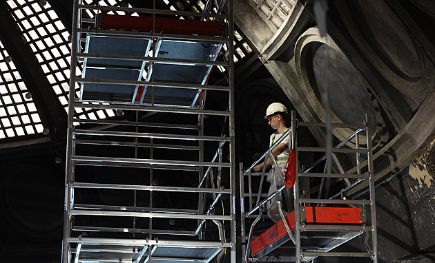 Opavská Breda jako Notre-Dame. Restaurátoři k čištění kopule používají unikátní metodu