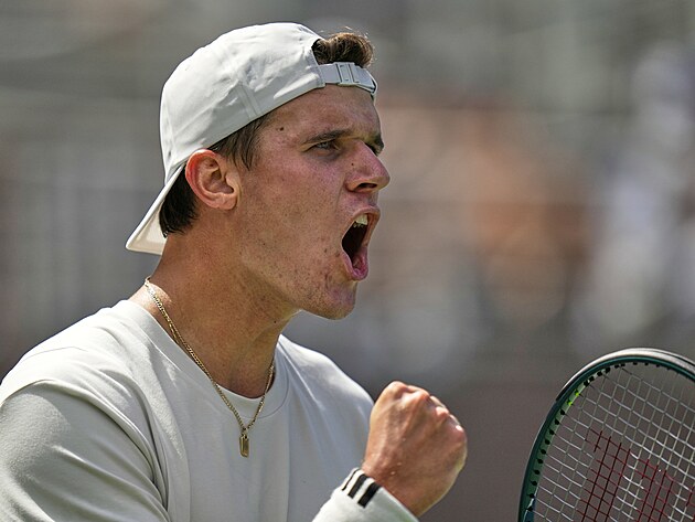 Jakub Menk bhem 1. kola US Open