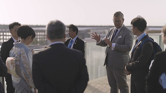 Český pavilon na Expo okouzlil japonskou princeznu. Zůstala celý den