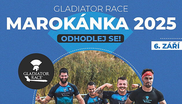 Gladiator Race Marokánka rozhýbe Hradec Králové u� 6. zá�í 2025