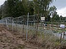 Hranice mezi Polskem a ruskou Kaliningradskou oblastí (6. �íjna 2023)