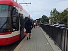 Kvli uzavrce v Brn nezvykle ibuj tramvaje