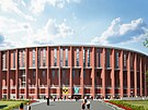Jak by mohl vypadat modern fotbalov stadion v lokalit za Lunkami v Brn,...