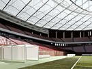 Jak by mohl vypadat modern fotbalov stadion v lokalit za Lunkami v Brn,...
