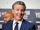 Kalifornský guvernér Gavin Newsom oznamuje zm�ny hranic volebních obvod� v...