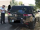ern Range Rover, kter jel podle oznamovatel ve stedu po poledni po D1 na...