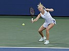 Kate�ina Siniaková v prvním kole dvouhry na US Open.