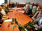 Setkání na Krajském ú�adu Ústeckého kraje