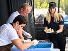 Tradin sout jedlk na festivalu Vizovick Trnkobran. (24. srpna 2025)