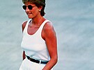 I zdánliv� zcela oby�ejný outfit p�sobil v jejím podání stylov�. Diana...