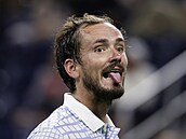 Daniil Medved�v v prvním kole US Open.