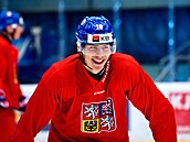 Chomutov, 25. 8. 2025. Trénink �eské hokejové reprezentace U20 p�ed Turnajem...