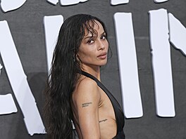 Zoe Kravitzová v Londýn� na premié�e filmu �ivot v hajzlu (19. srpna 2025)