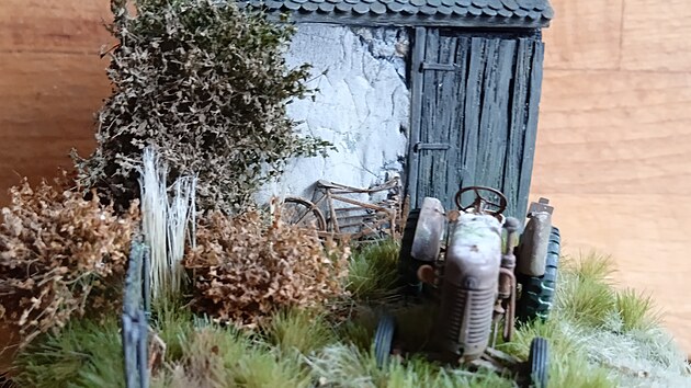 Pohled na traktor Zetor 15