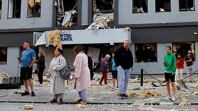 Rusko v noci zatoilo na Kyjev. (28. srpna 2025)