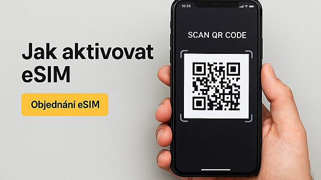 Objednani eSIM mobil
