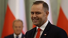 Polský prezident Karol Nawrocki bhem zasedání Rady kabinetu ve Varav (27....