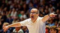 Diego Ocampo gestikuluje bhem duelu s Gruzií.