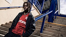 Garang Kuol, nová posila fotbalové Sparty.