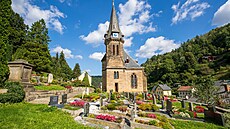 Vesnický kostel v Krippenu (n�mecky Dorfkirche Krippen) je sakrální stavba...