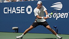 Jakub Meník bhem 1. kola US Open