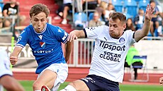 Souboj ostravského Christiana Frýdka a Patrika Blahúta ze Slovácka.