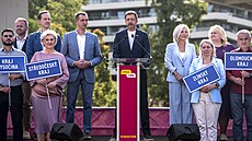 Oficiální zahájení kampan� hnutí Starostové a nezávislí (STAN) p�ed sn�movními...
