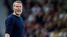 Sparanský kou Brian Priske není naden tím, co vidí v utkání s Rigou.