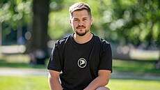 Lídr �eské pirátské strany ve Zlínském kraji do parlamentních voleb Ji�í Knotek...