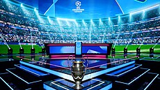 Monacké Grimaldi Forum je p�ipravené pro slavnostní los fotbalové Ligy mistr�.