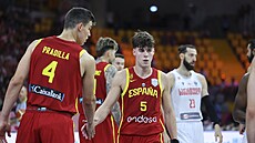 Jaime Pradilla s Mariem Saint-Superym na EuroBasketu.