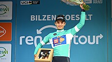 Pavel Bittner v dresu lídra bodovací soute na Renewi Tour.