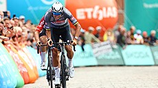 Mathieu van der Poel si jede pro vít�zství ve t�etí etap� Kolem Beneluxu.