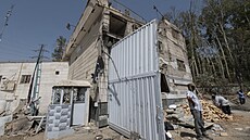 Íránské nechvaln proslulé vzení Evín po izraelských náletech (1. ervence...